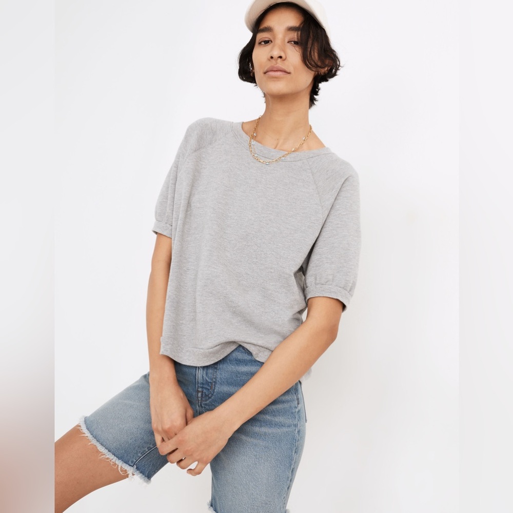 Madewell Short Sleeve Sweatshirt